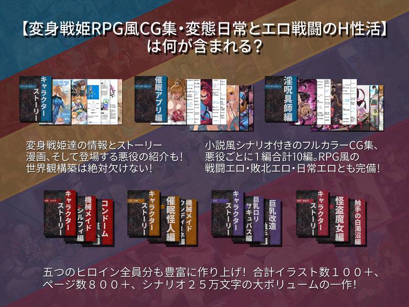 【ふたなり】変身戦姫・バッドステータスの侵食 ふたなりまとめ